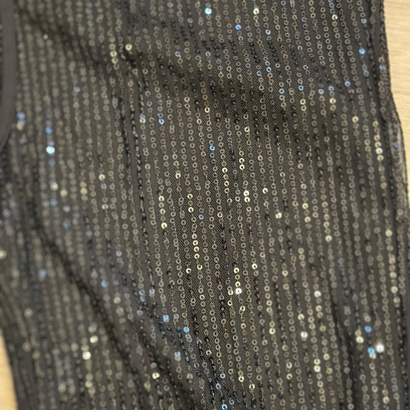 Black sequin joggers - Picture 2 of 5